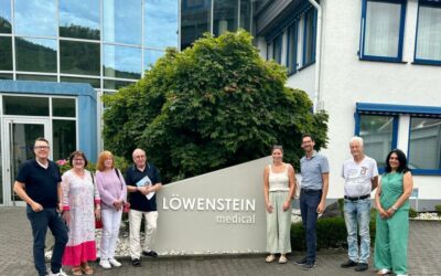 Sommertour von Manuel Liguori: Besuch bei Löwenstein Medical in Bad Ems