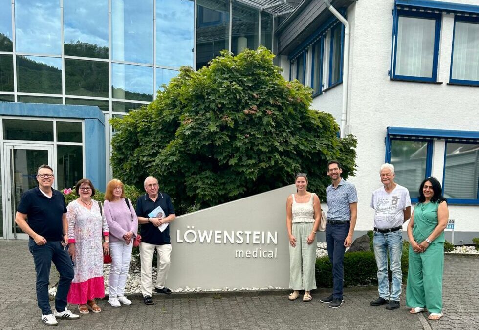 Sommertour von Manuel Liguori: Besuch bei Löwenstein Medical in Bad Ems
